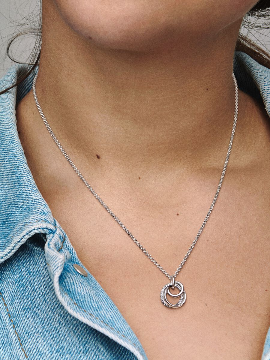Collier à pendentif encerclé « Family Always »