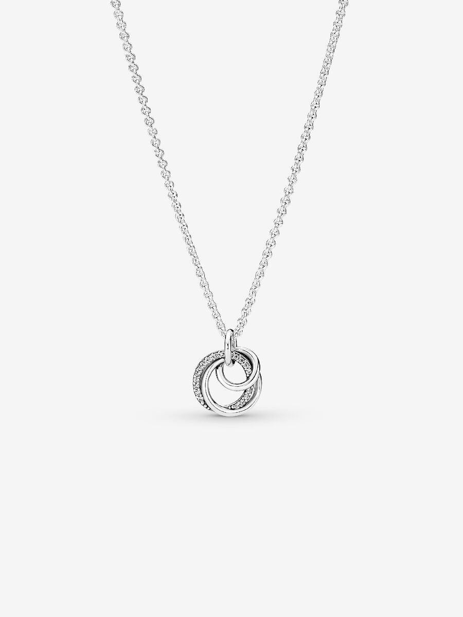 Collier à pendentif encerclé « Family Always »