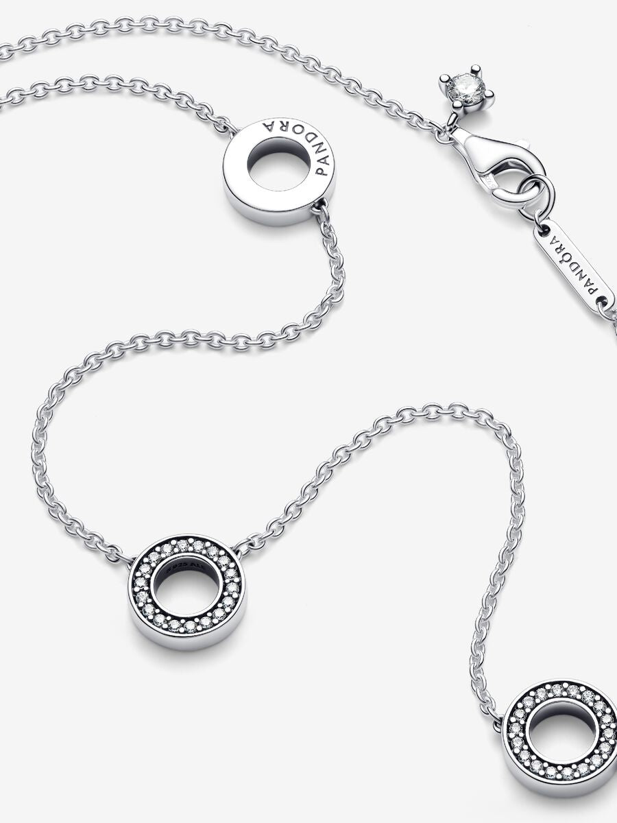 Collier Cercles en pavé