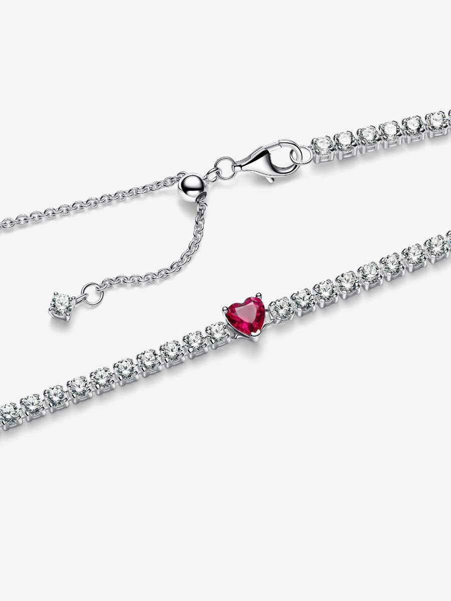 Collier ras-de-cou Cœur Halo