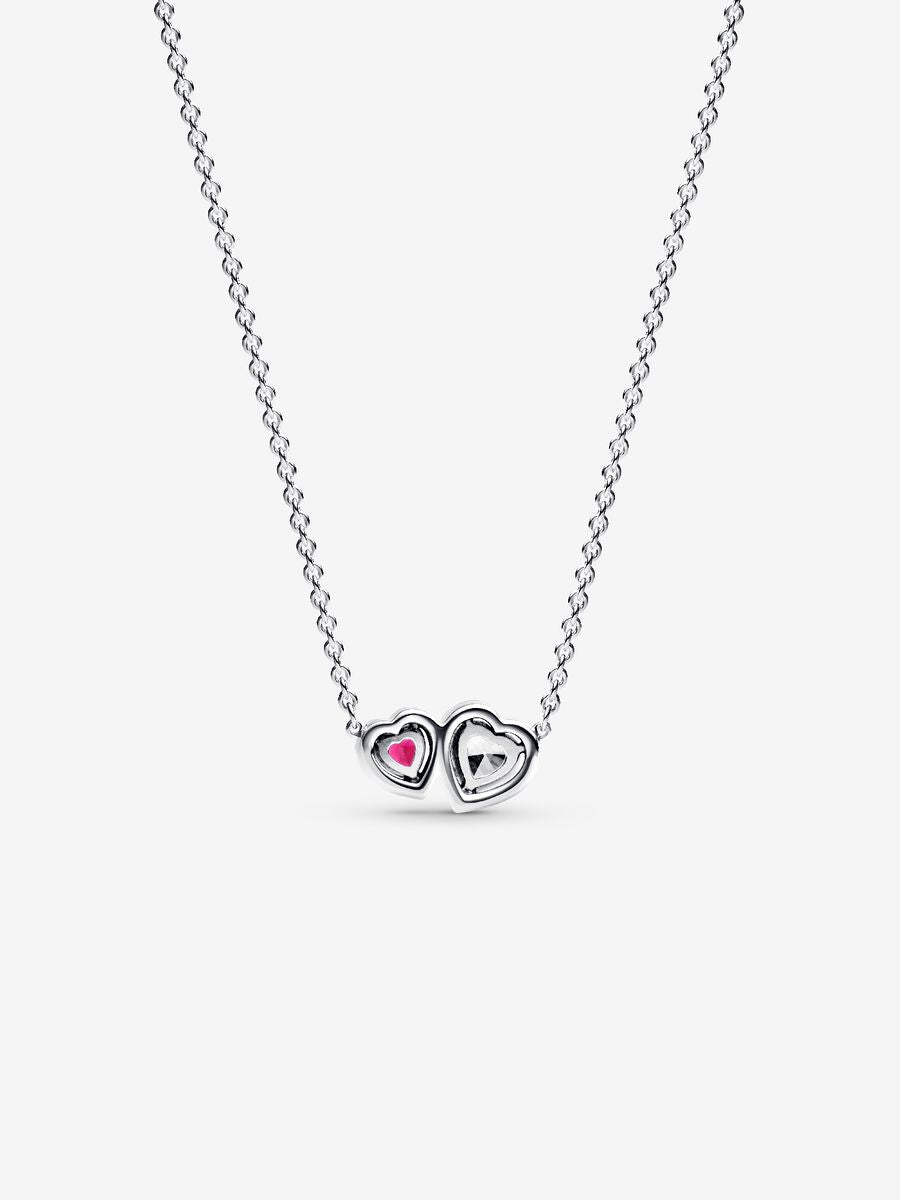 Collier pendentif Cœurs Halo