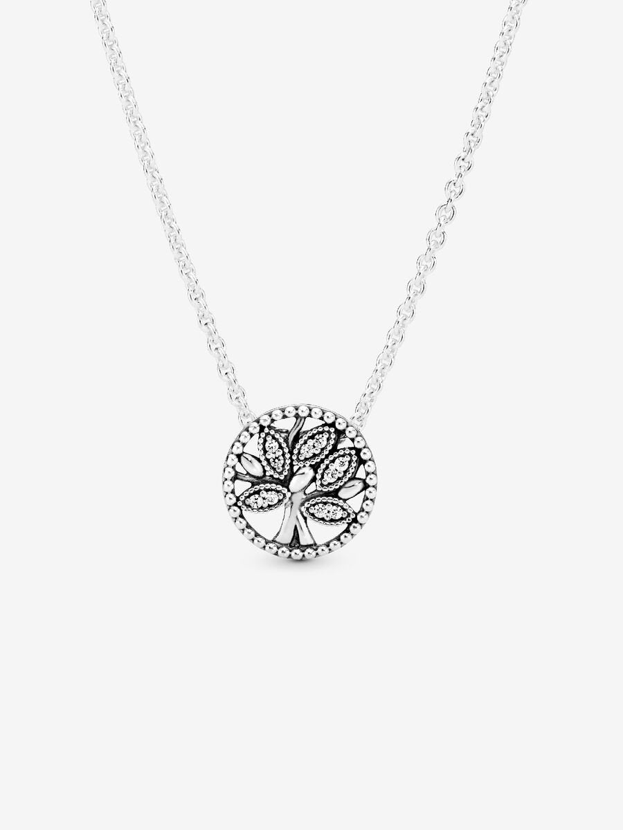 Collier Arbre généalogique scintillant
