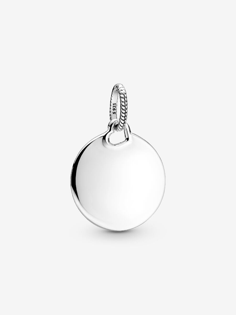 Pendentif Étiquette ronde à graver