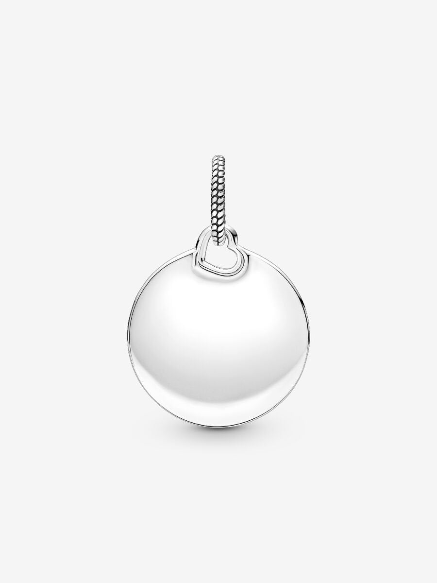 Pendentif Étiquette ronde à graver