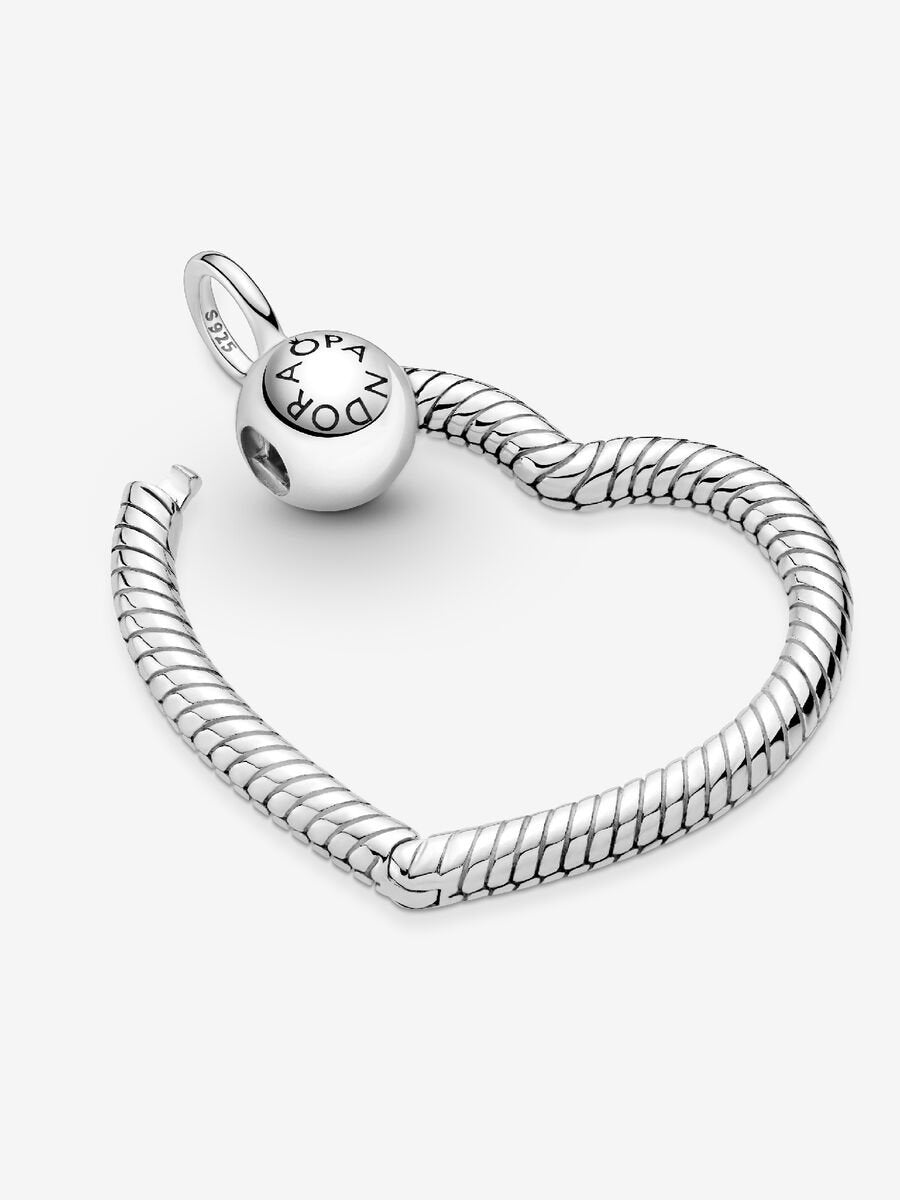 Pendentif en « O » en forme de cœur Pandora Moments