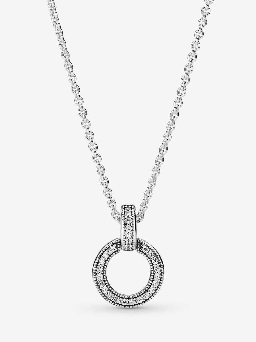 Collier Pendentif double cercle