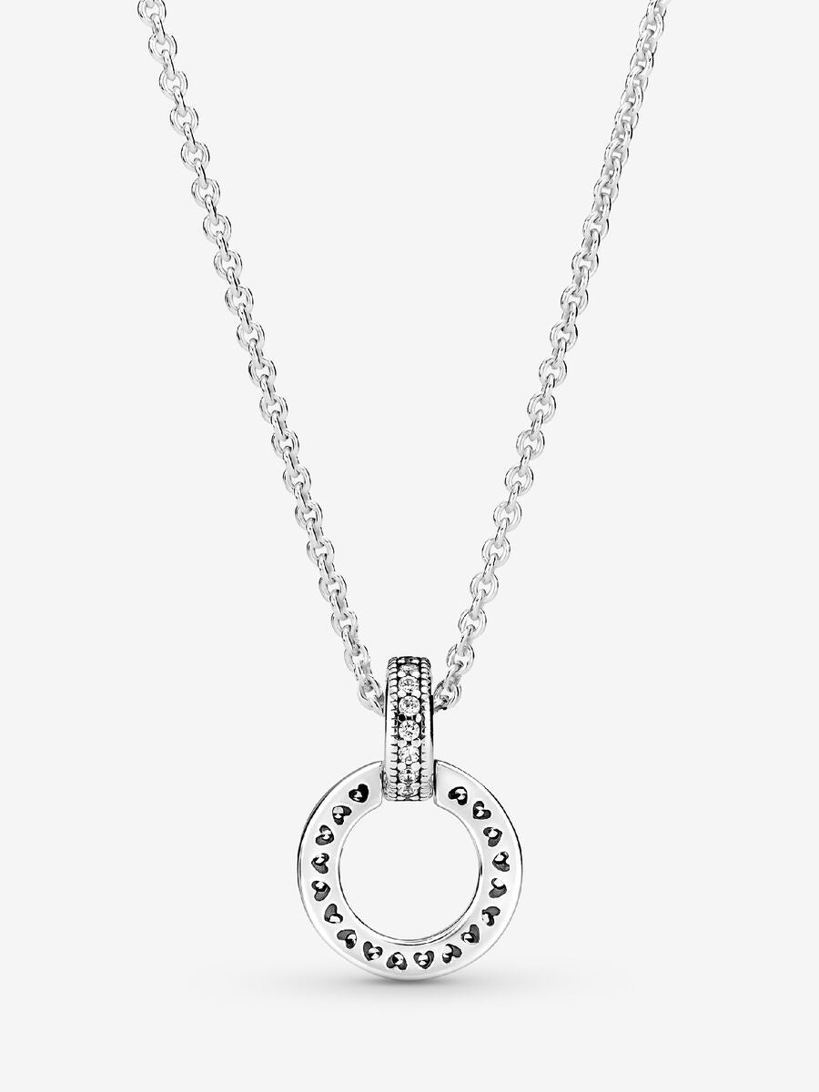 Collier Pendentif double cercle