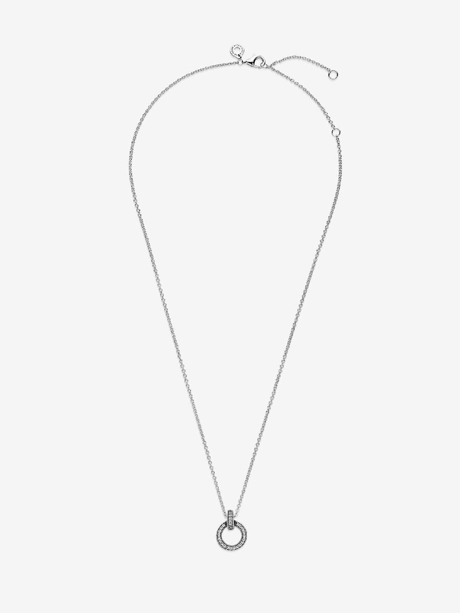 Collier Pendentif double cercle