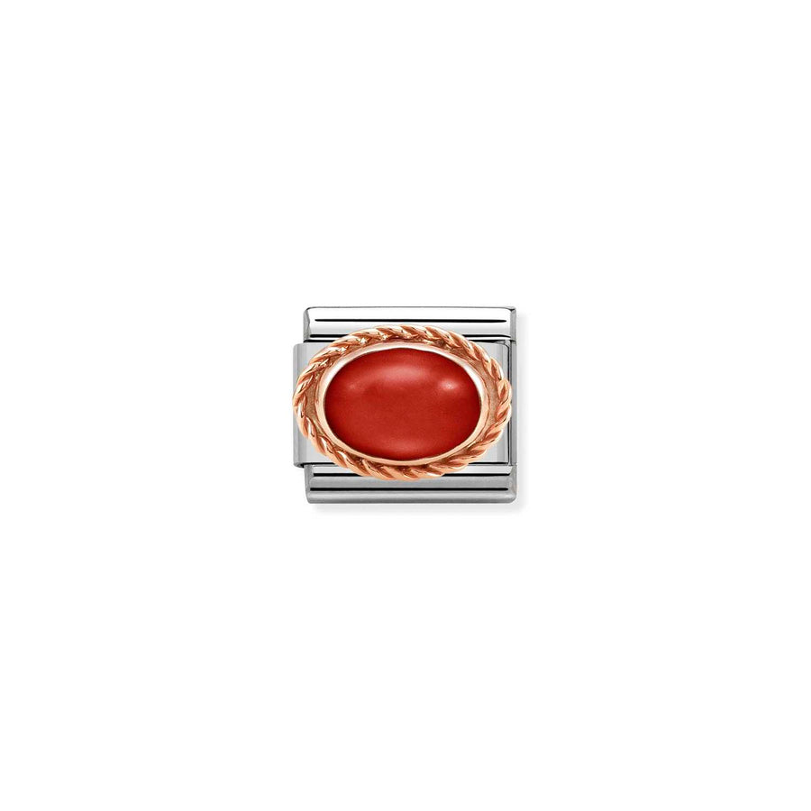 Charm Rouge Coral - Or Rose 9K