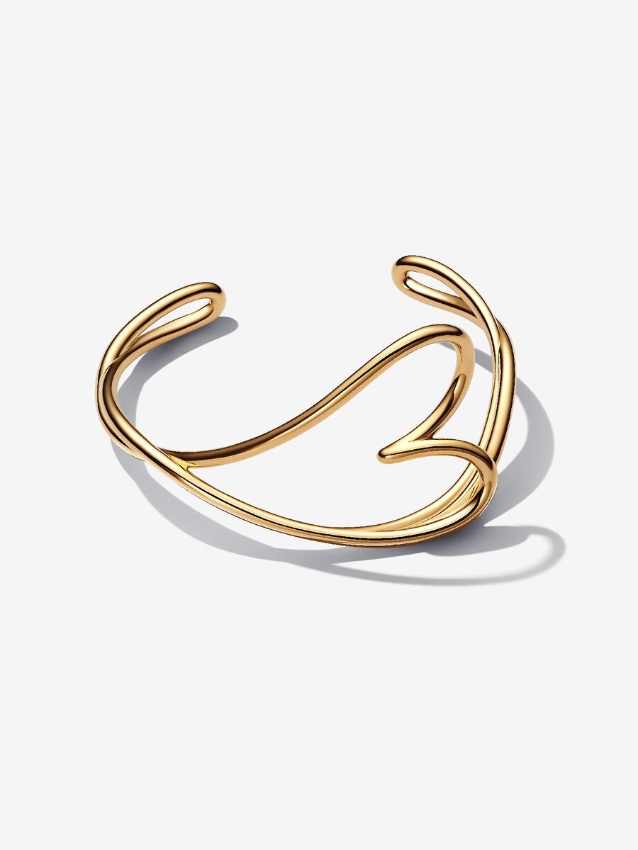 Bracelet jonc Cœur de forme organique