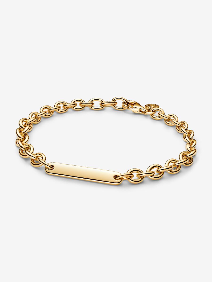 Bracelet lien avec barre à graver