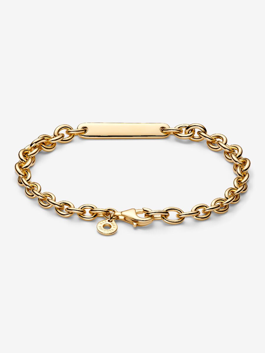 Bracelet lien avec barre à graver