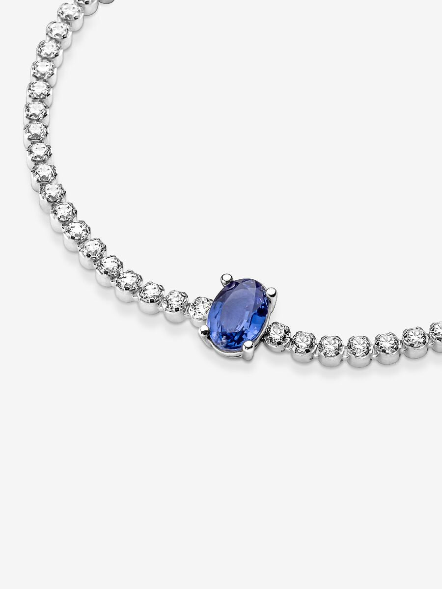 Bracelet tennis scintillant en pavé