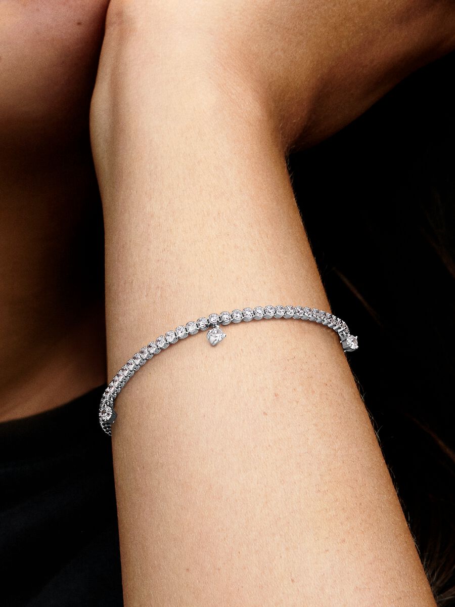 Bracelet tennis Gouttes scintillantes