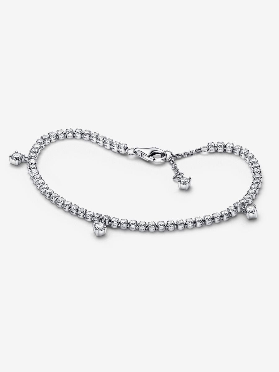 Bracelet tennis Gouttes scintillantes