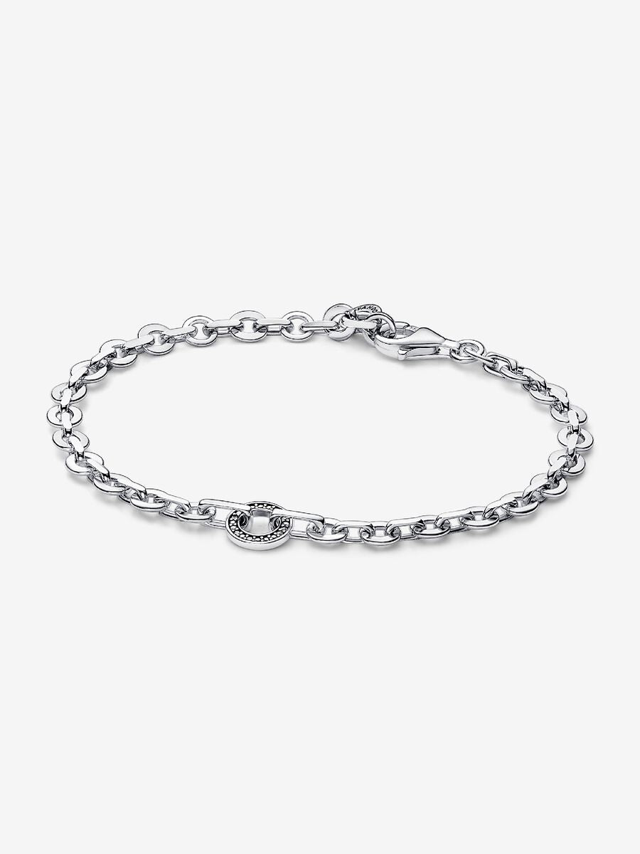 Bracelet à chaîne Pavé audacieux Pandora Signature