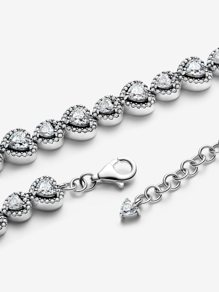 Bracelet Cœurs et halo