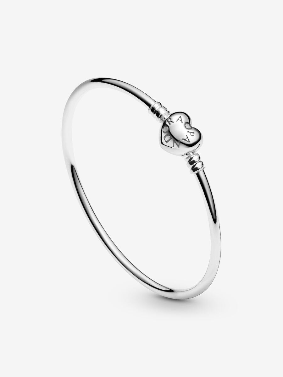 Bracelet rigide à fermoir Cœur Pandora Moments
