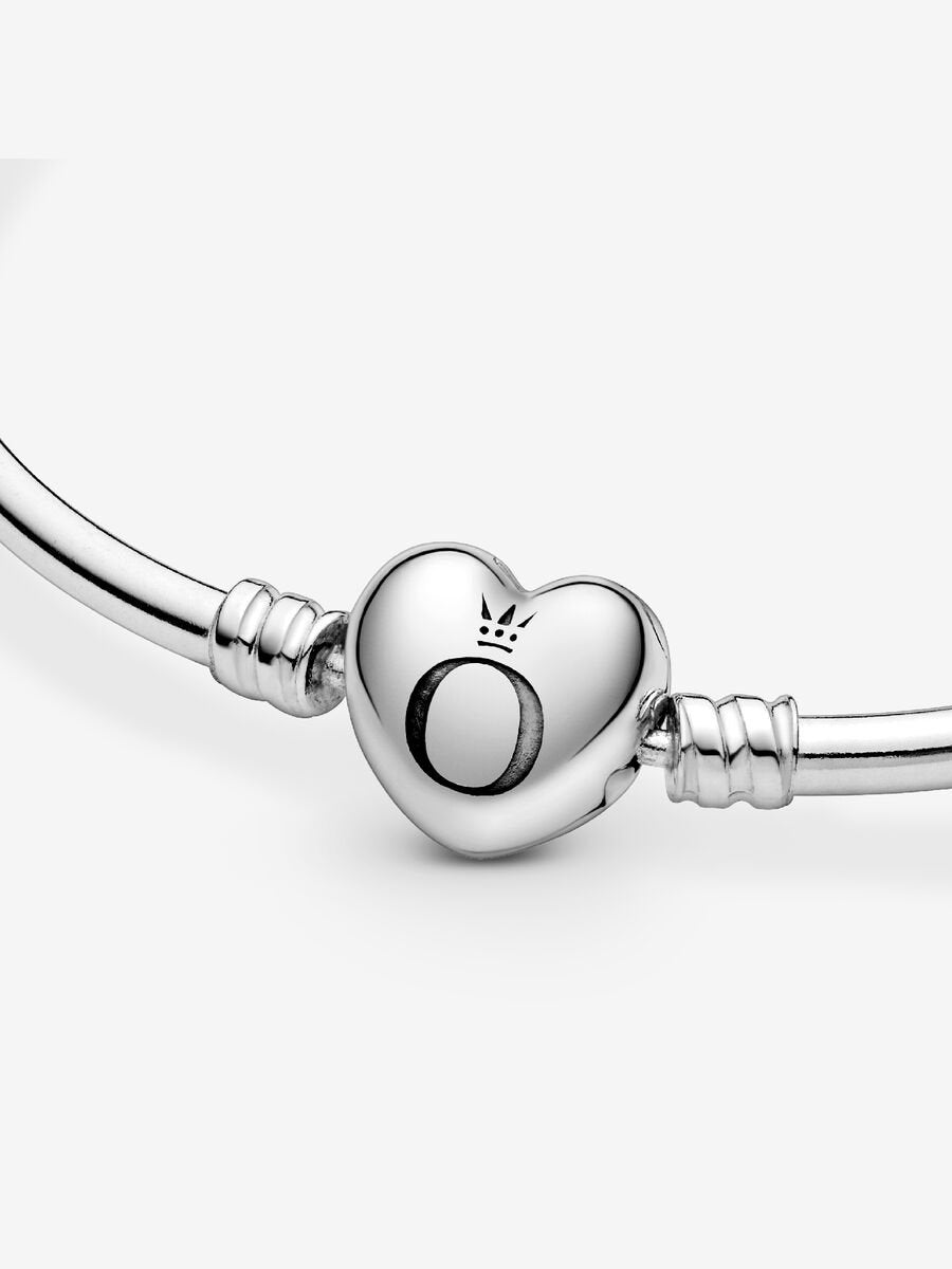 Bracelet rigide à fermoir Cœur Pandora Moments