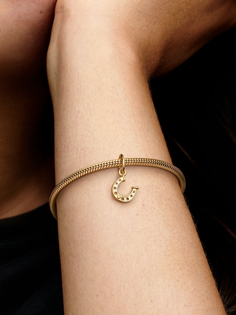 Charm-pendentif Fer à cheval porte-bonheur