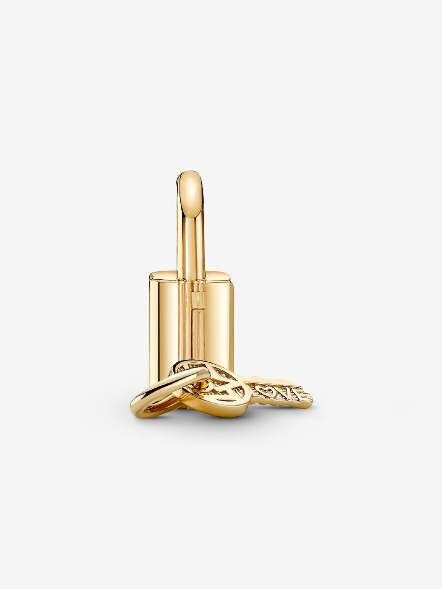 Charm-pendentif Cadenas et clé