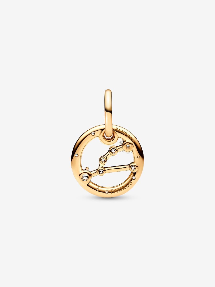 Charm-pendentif du zodiaque Taureau