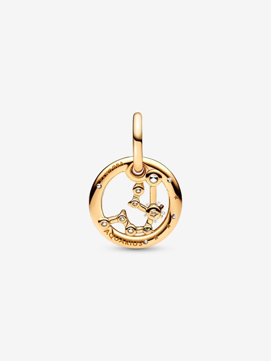Charm-pendentif du zodiaque Verseau