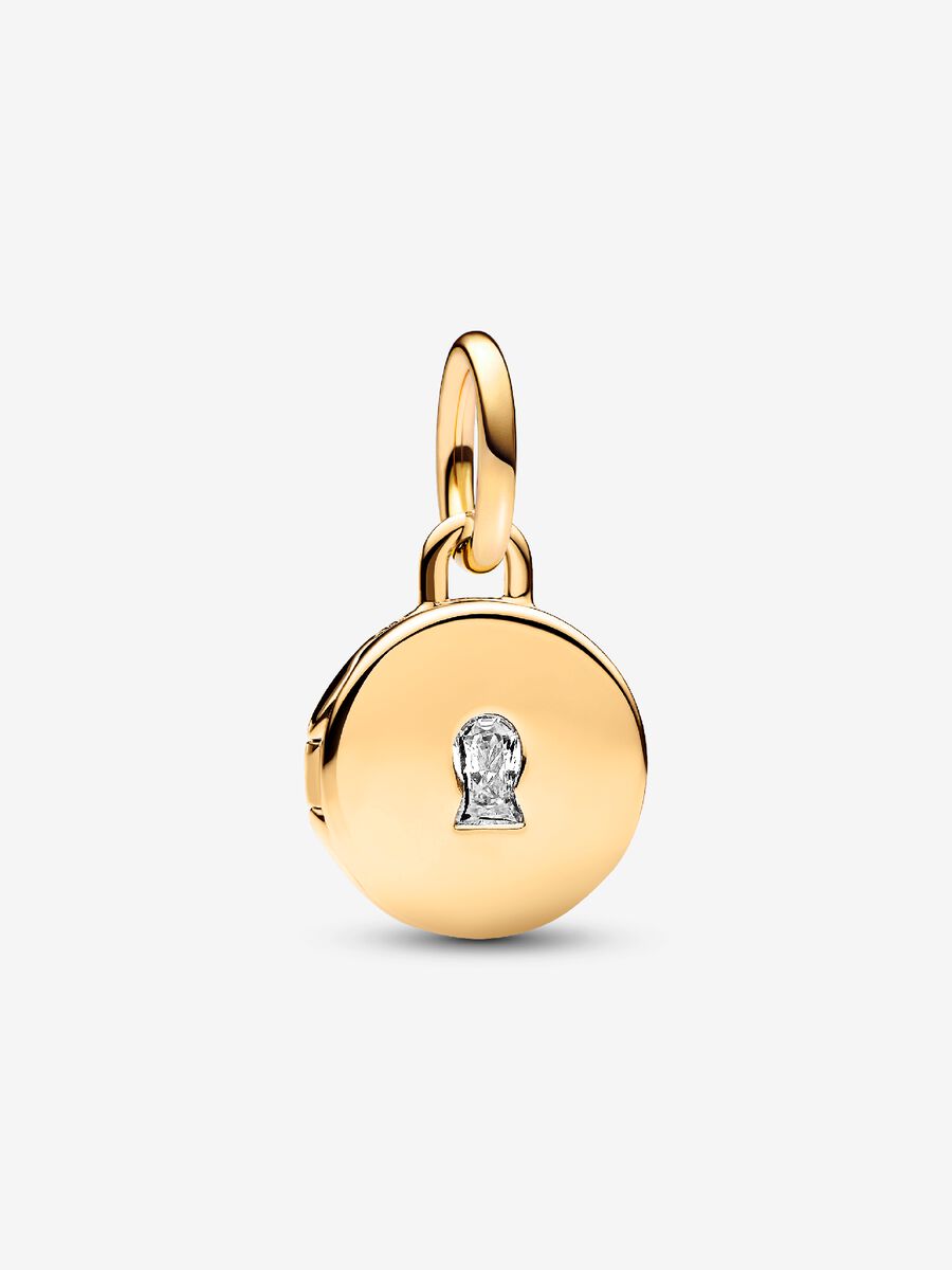 Charm-pendentif avec Médaillon d’amour ouvrant à graver