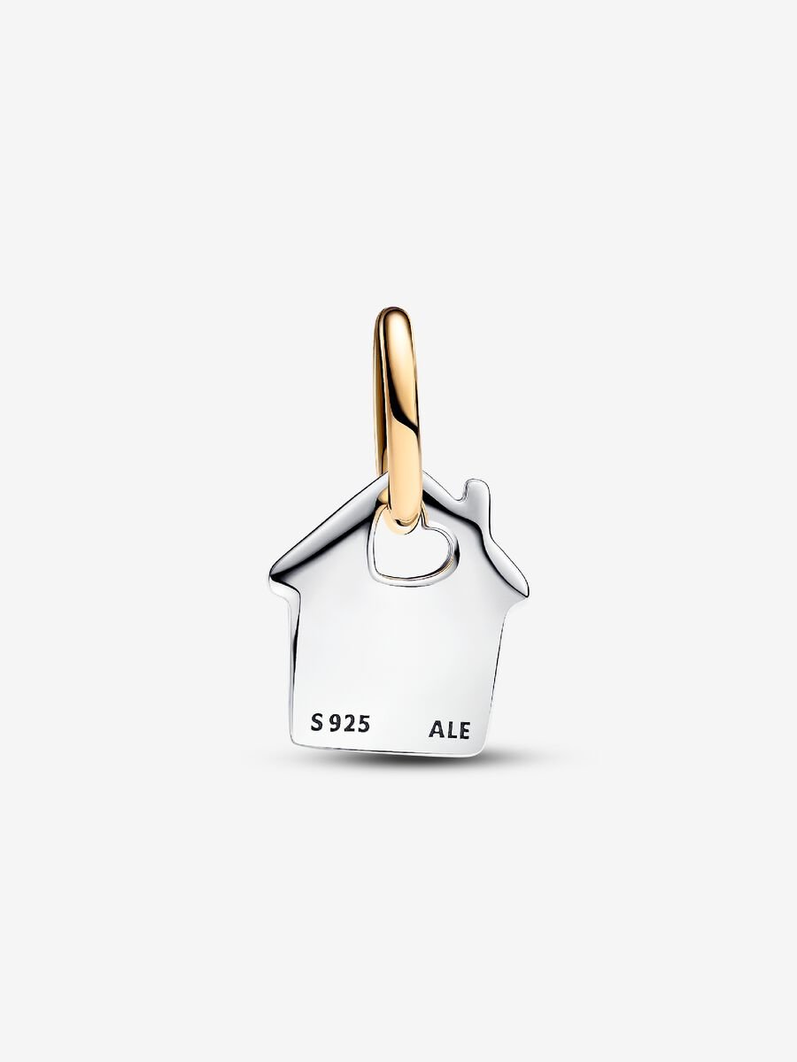 Charm-pendentif Maison de grand-maman deux-tons