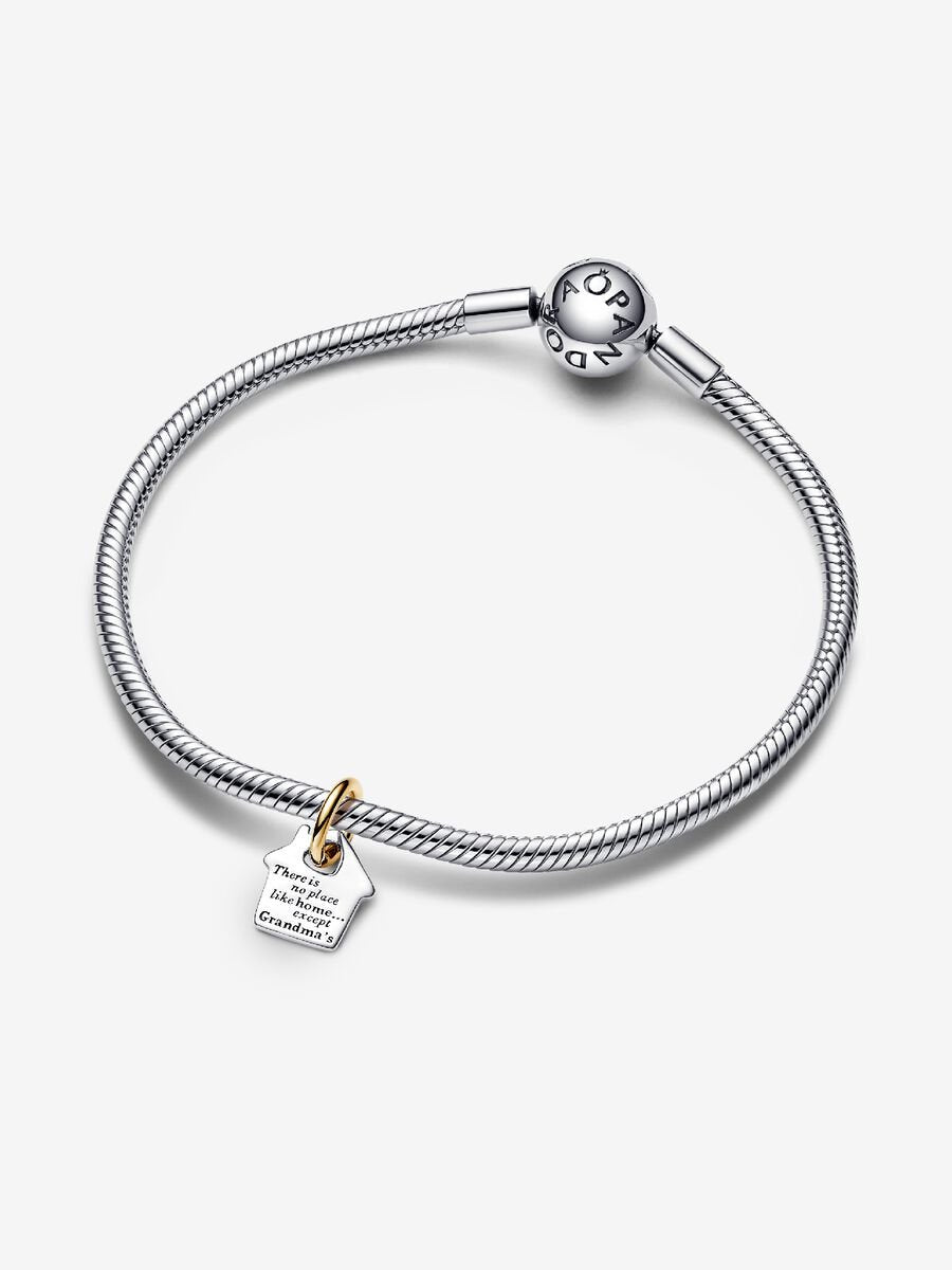 Charm-pendentif Maison de grand-maman deux-tons