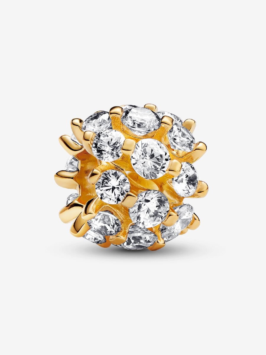 Charm rond scintillant
