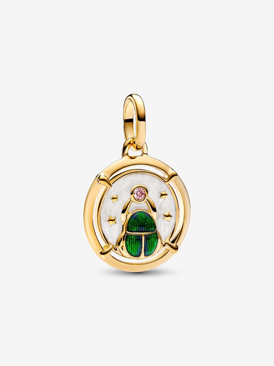Charm médaillon Scarabée