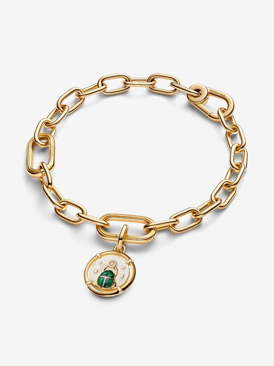 Charm médaillon Scarabée