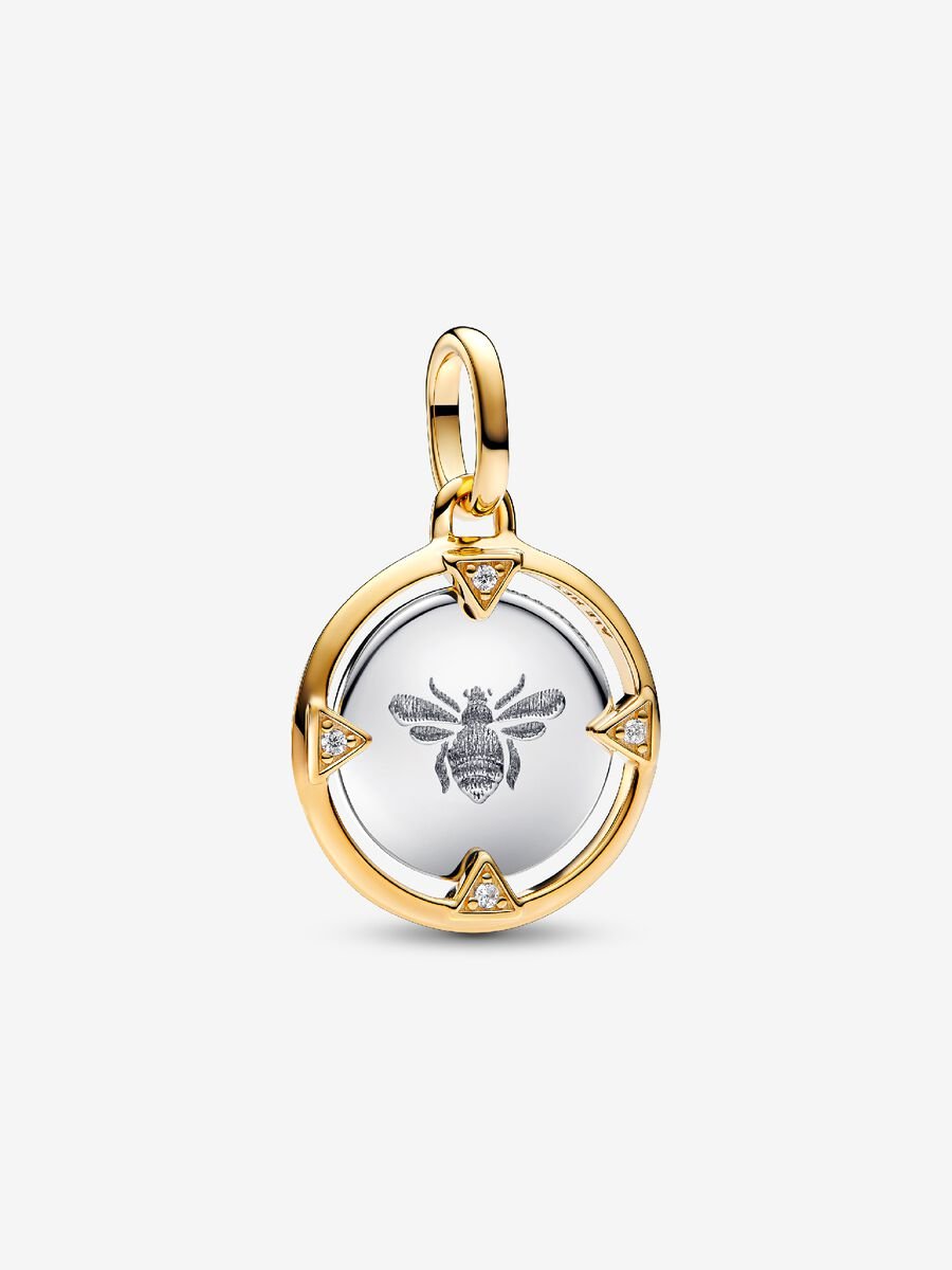 Charm médaillon Abeille