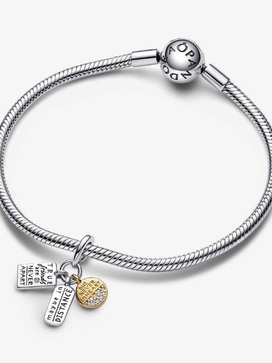Charm-pendentif triple Amitié