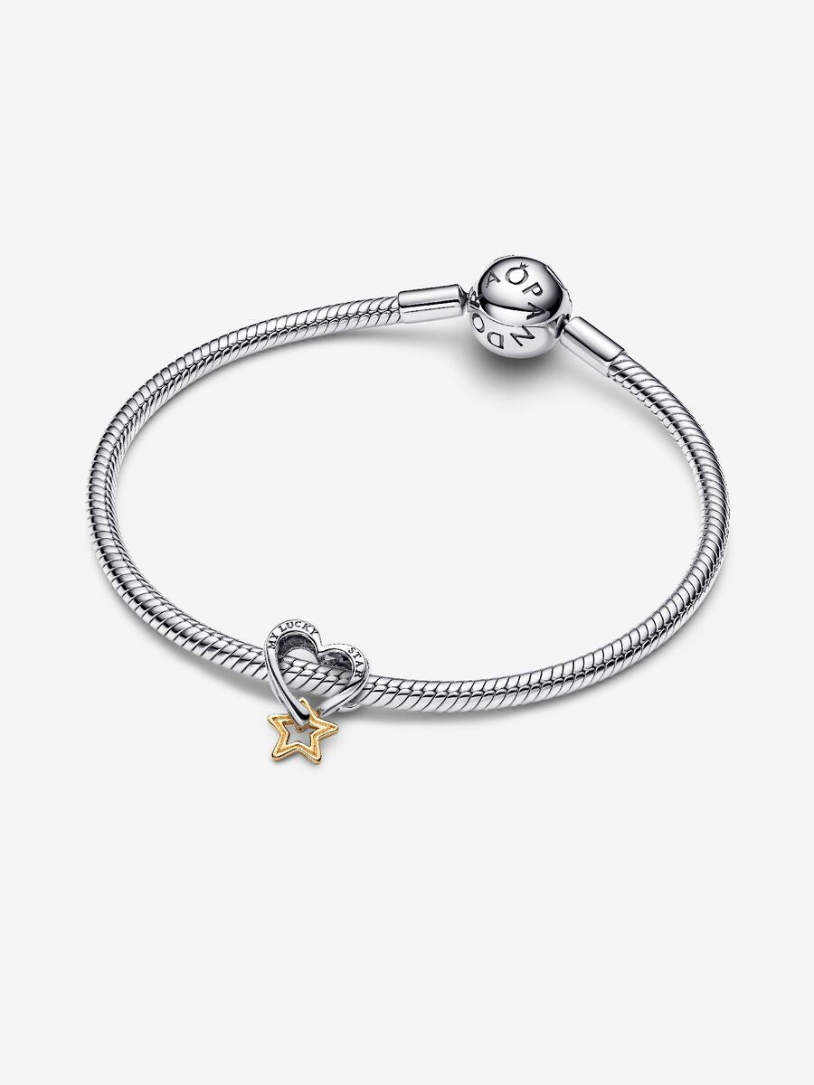 Charm Étoile porte-bonheur et cœur