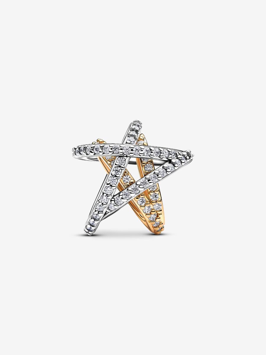 Charm croisé Étoile scintillant