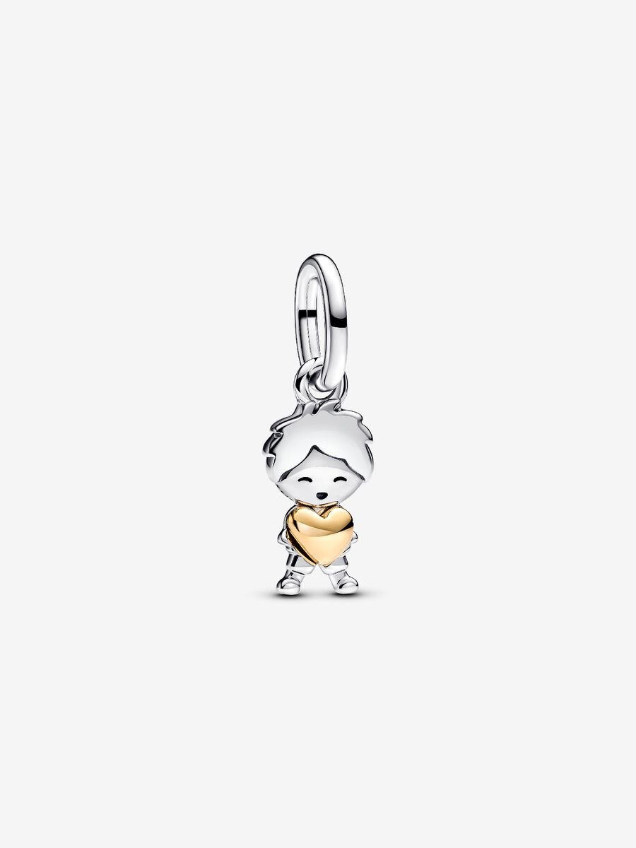 Charm-pendentif Garçon heureux