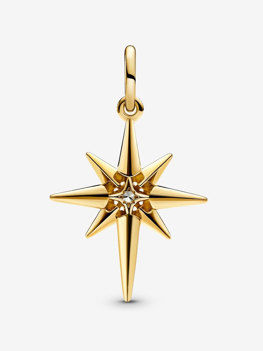 Charm-pendentif scintilant Étoile du Nord