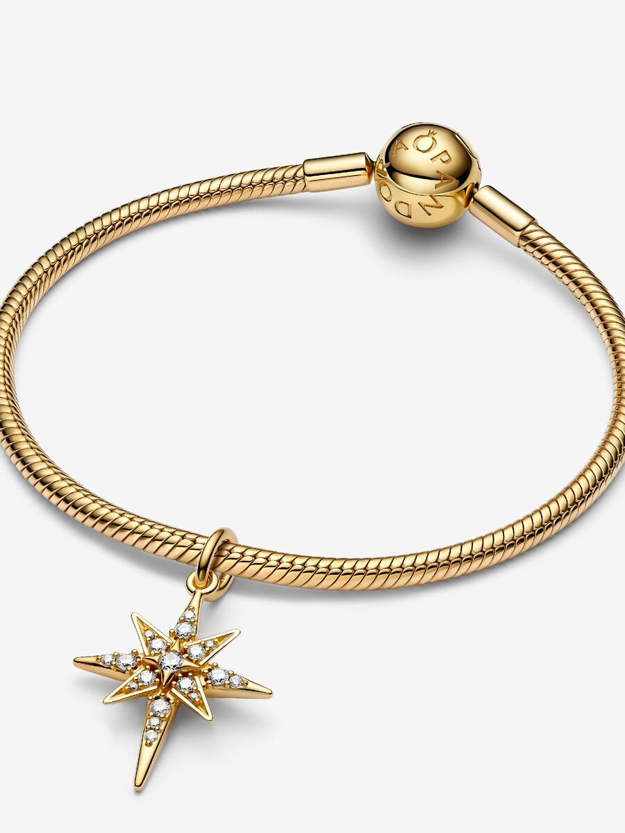 Charm-pendentif scintilant Étoile du Nord