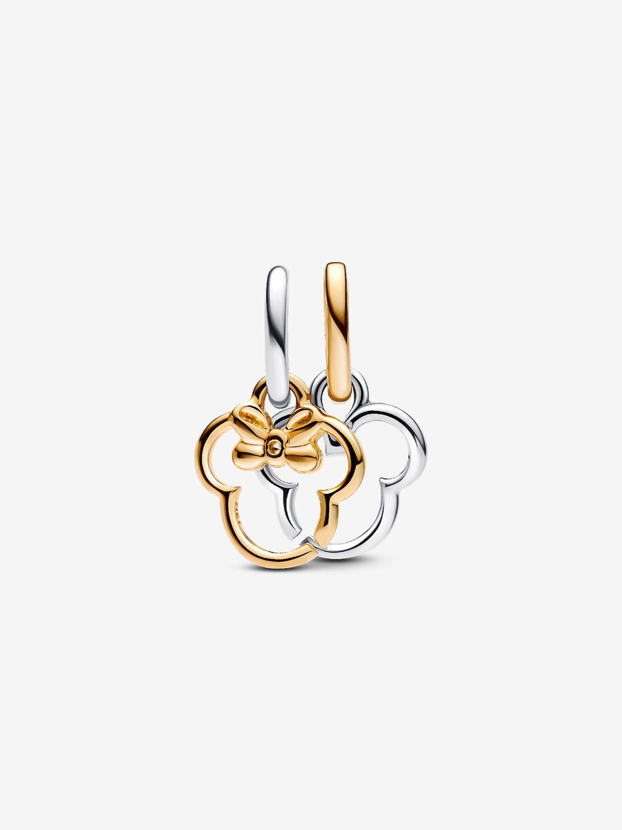Charm-pendentif séparable Mickey Mouse et Minnie Mouse de Disney