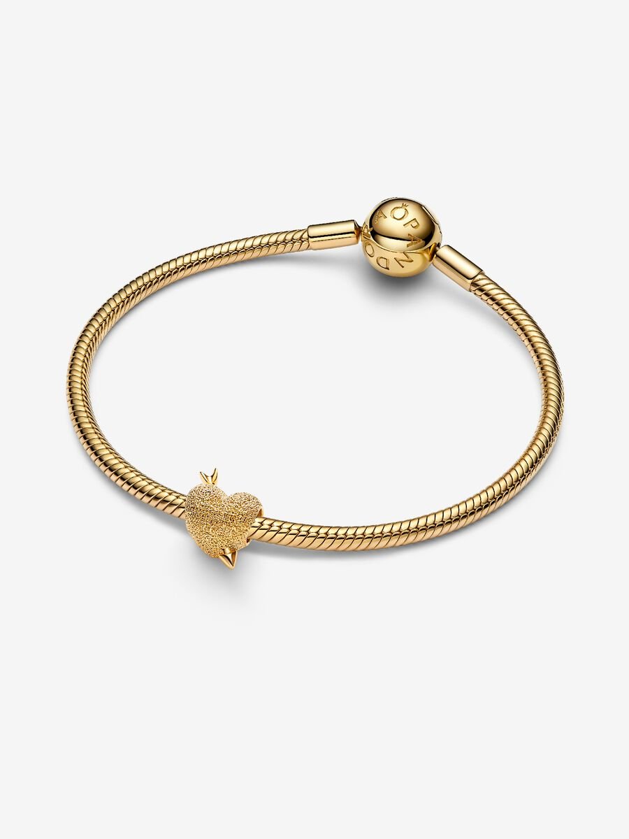 Charm Cupidon en forme de cœur,