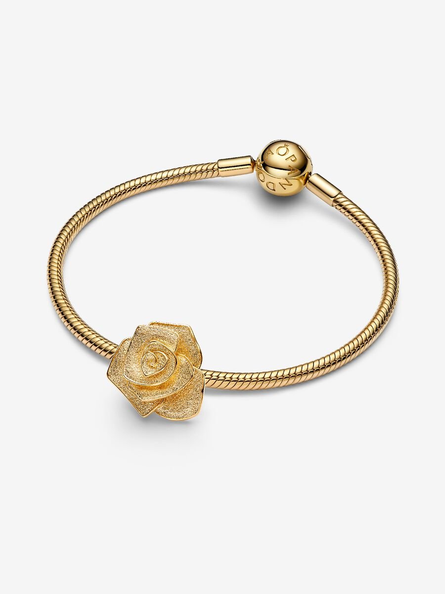 Charm surdimensionné Rose en fleur