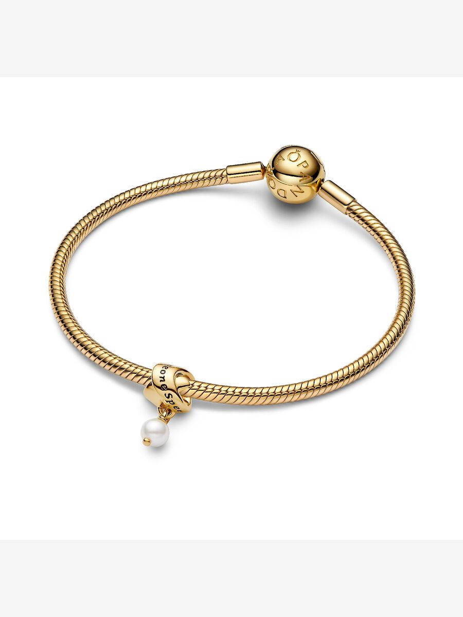 Charm Ruban avec perle de culture d’eau douce traitée