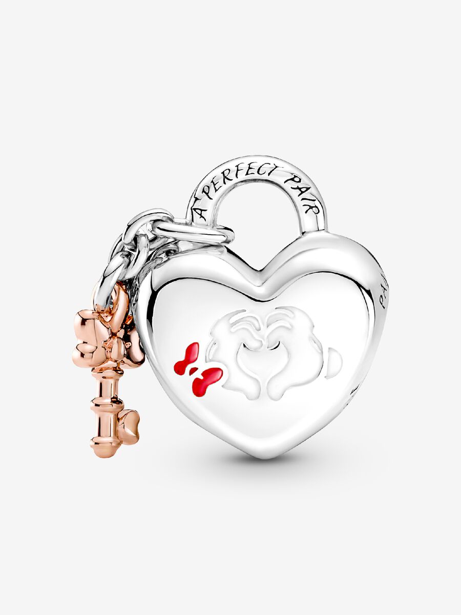 Charm Cadenas de Mickey Mouse et Minnie Mouse de Disney