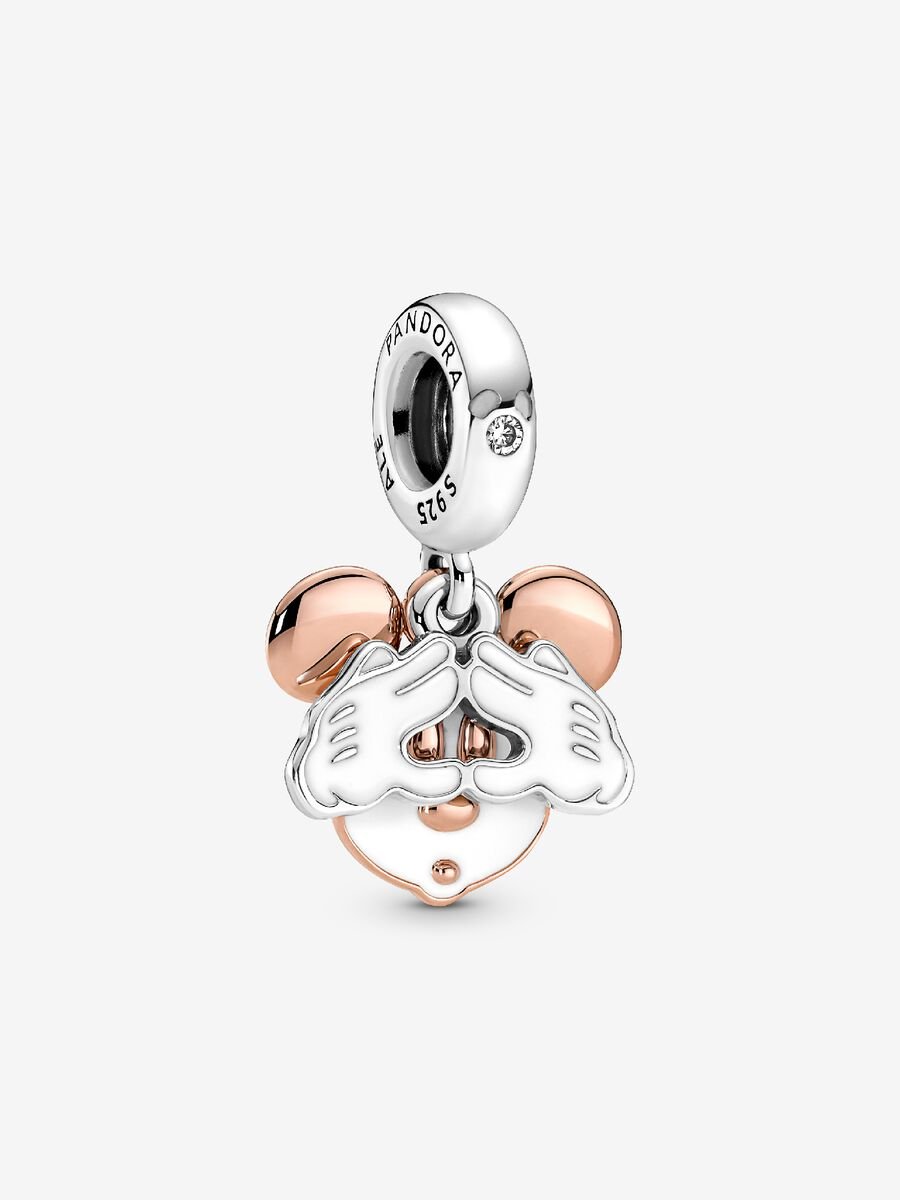 Charm-pendentif double Mickey Mouse de Disney