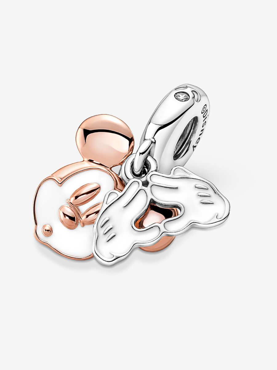 Charm-pendentif double Mickey Mouse de Disney