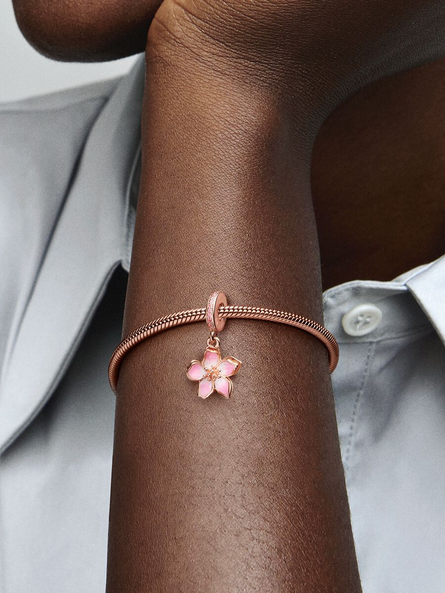 Charm-pendentif Fleur de cerisier