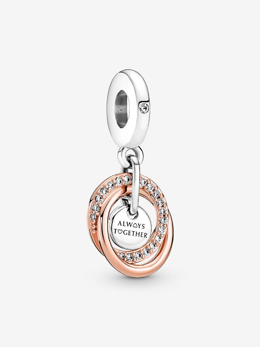 Charm-pendentif encerclé « Family Always »