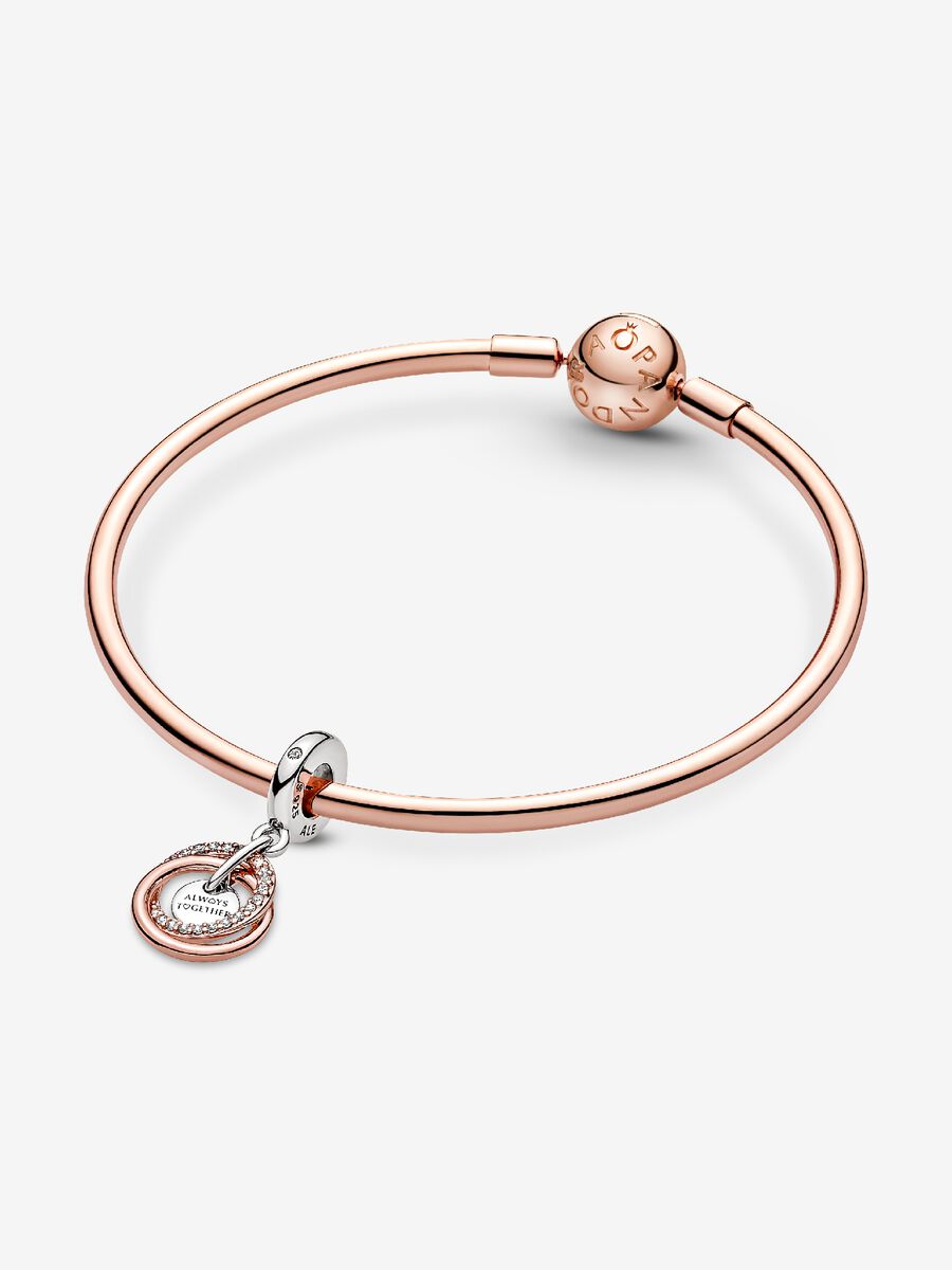 Charm-pendentif encerclé « Family Always »